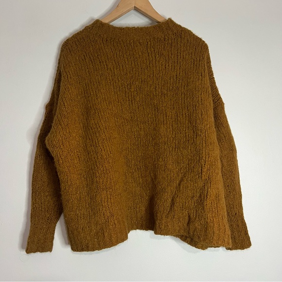 Isabel Marant Etoile Sayers Oversized Camel Sweater Alpaca Wool Blend Sz 2xs - Picture 3 of 9